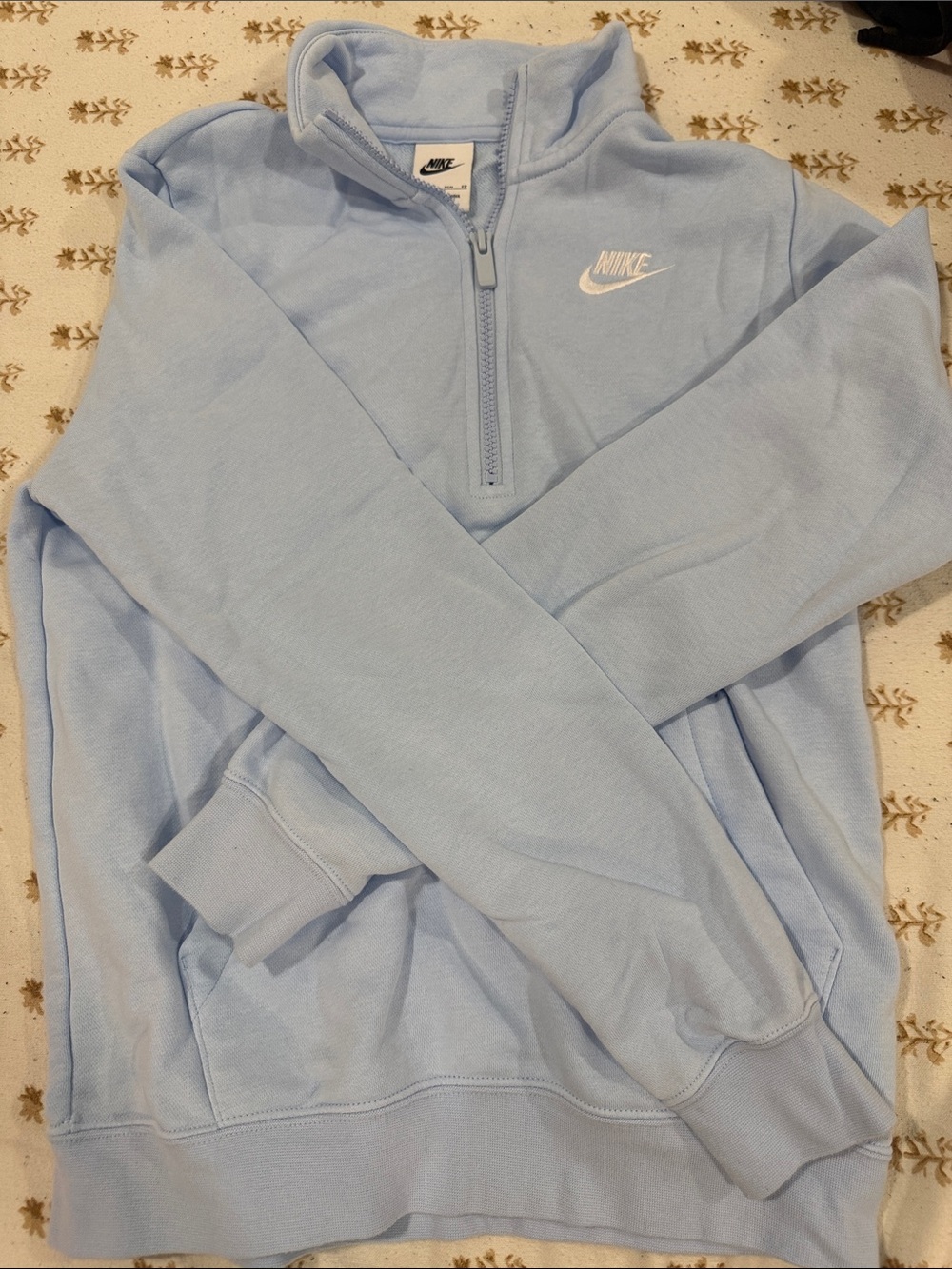 Nike Men’s Light Blue Half-Zip Pullover